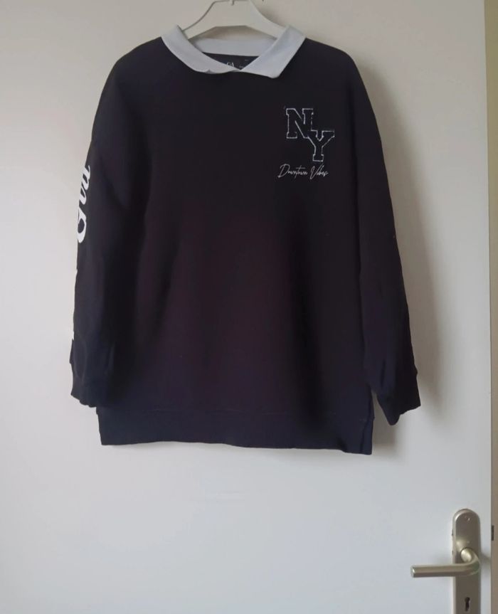 Pull a col claudine C&A 9-10ans en bon etat