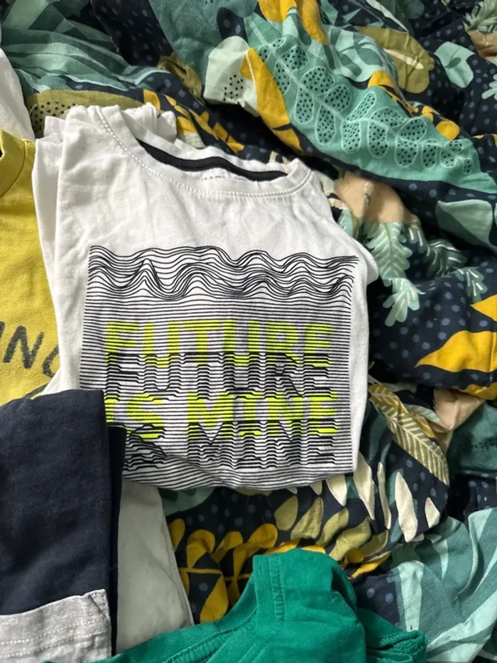 Lot 9 tee shirt manches longues 6 ans - photo numéro 9