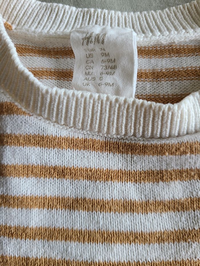 Ensemble H&M rayé en maille - photo numéro 3
