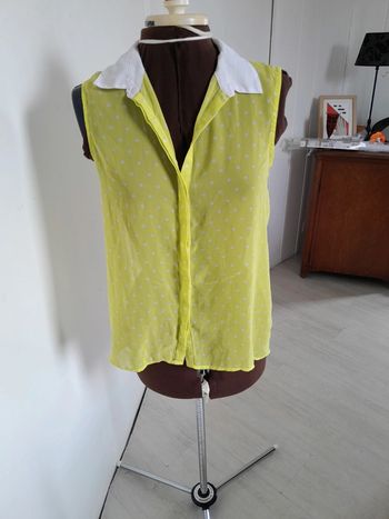 Chemisier sans manche en voile