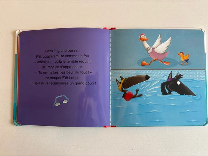 Livre p’tit loup va à la piscine - photo numéro 10