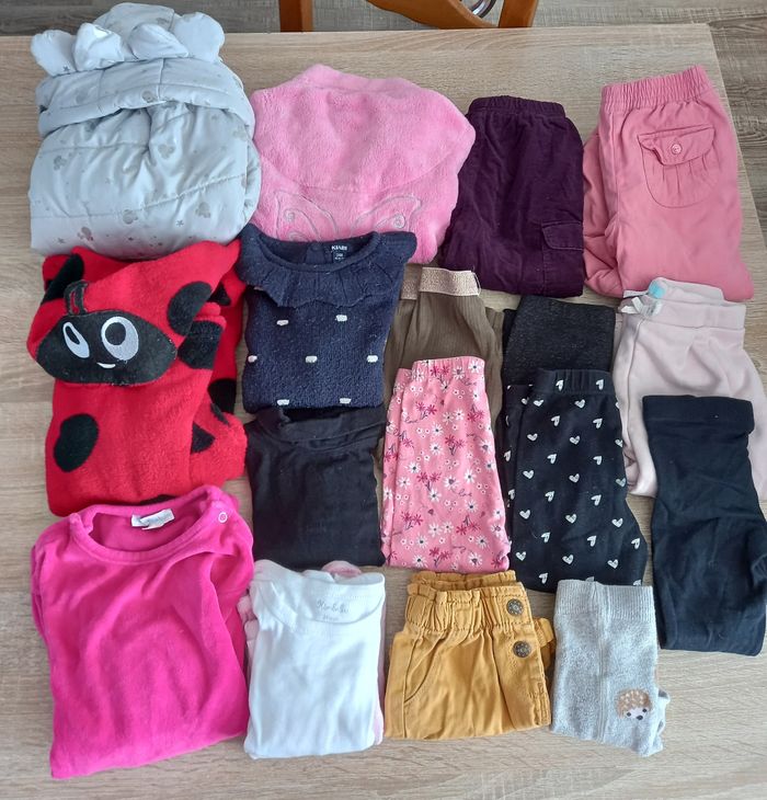 Lot vêtements fille