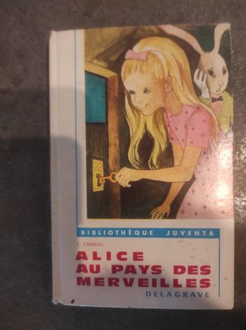 Alice au pays des merveilles Lewis Carroll Delagrave Juventa 1964