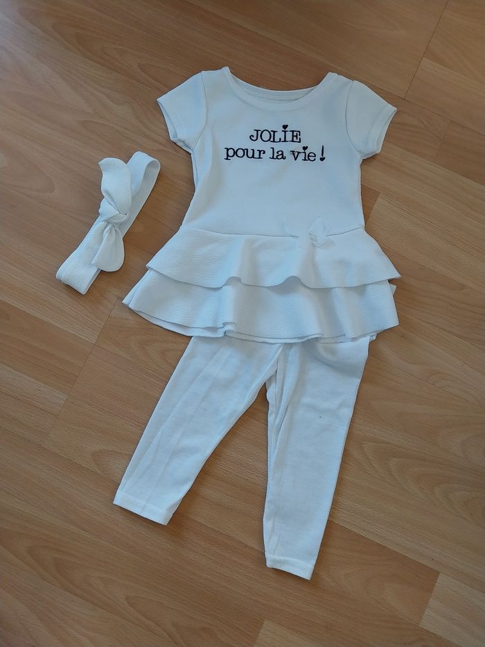 Ensemble bébé fille 6mois