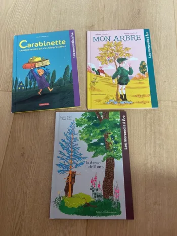 Lot de 3 livres les mercredis à lire