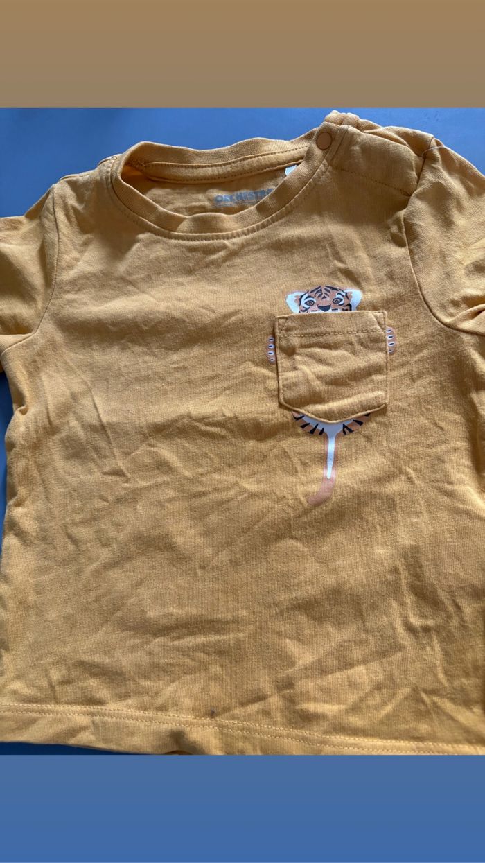 Lot de 5 tee-shirts 9 mois - photo numéro 2
