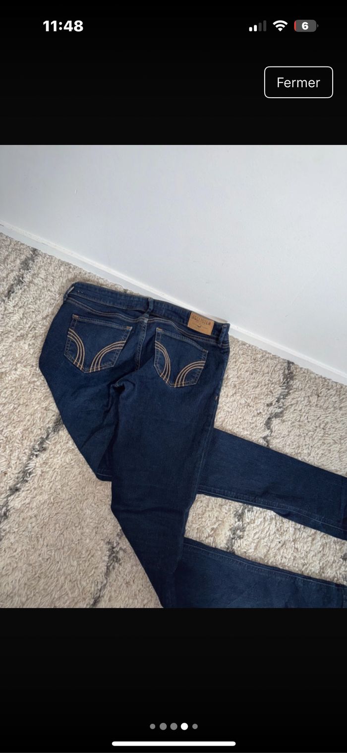 Jeans brut Hollister w27L 31 skinny - photo numéro 4