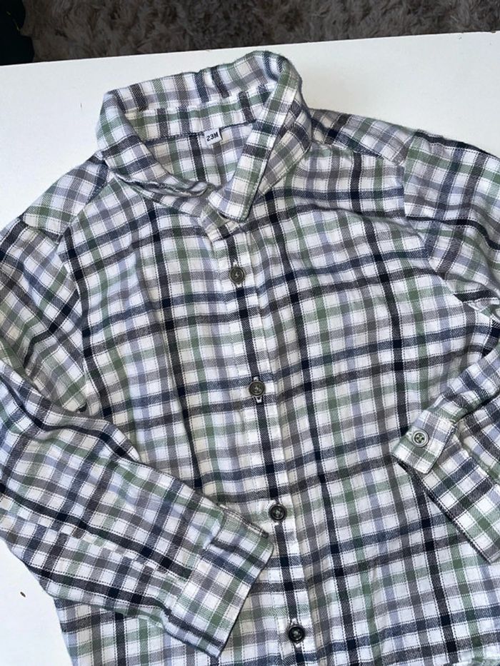 Ensemble garçon 2 ans chemise Plus et jean TAO - photo numéro 2