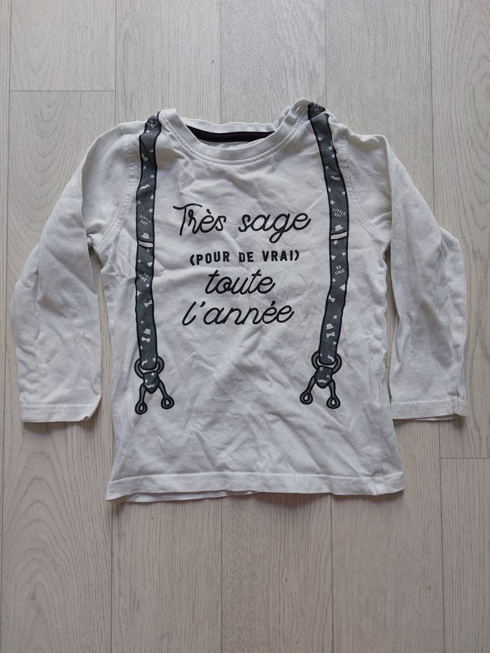 Lot 2 t-shirts manches longues 24m - photo numéro 6