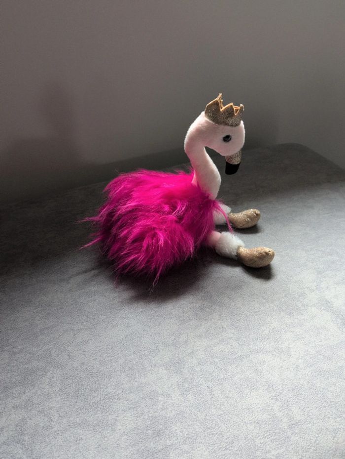 Peluche Flament rose - photo numéro 2