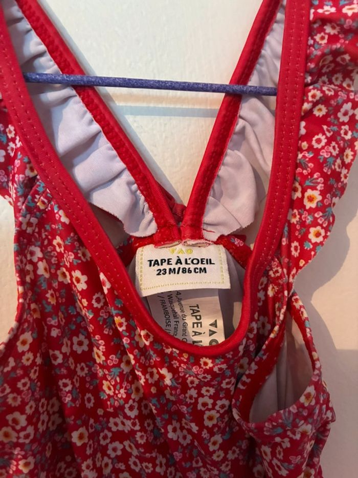 Maillot de bain liberty 1 pièce, taille 23 mois, Tape à l’œil. - photo numéro 4