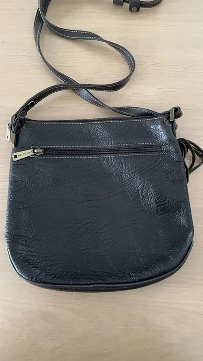 Sac bandoulière en cuir Lancaster - photo numéro 5