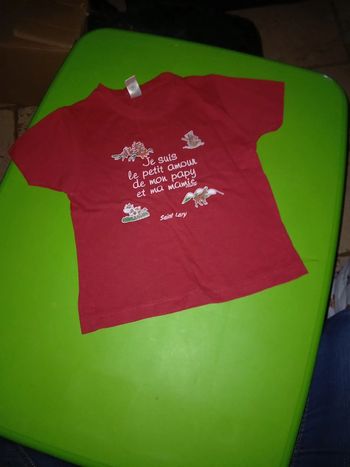 Tee shirt manche courte 4 ans