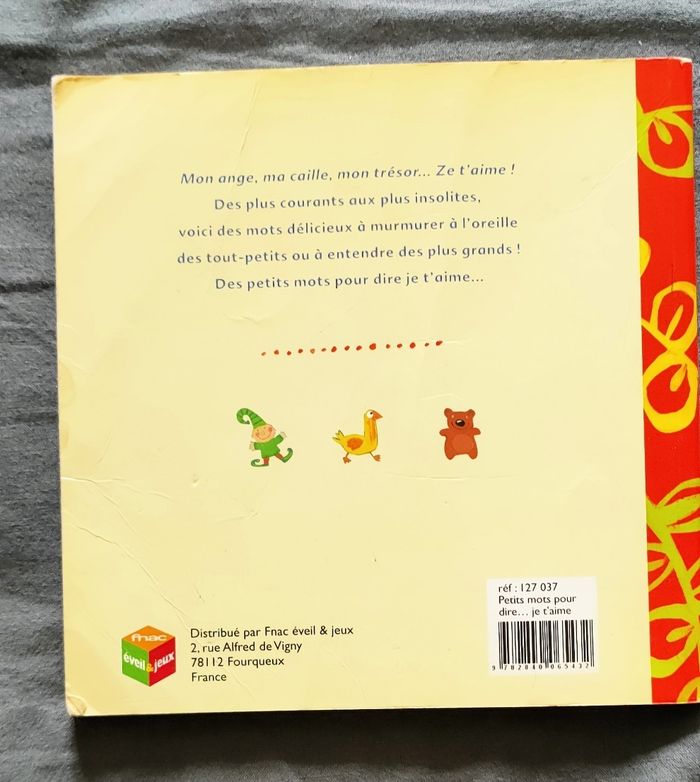 Livre bébé d'éveil Je t'aime - photo numéro 2