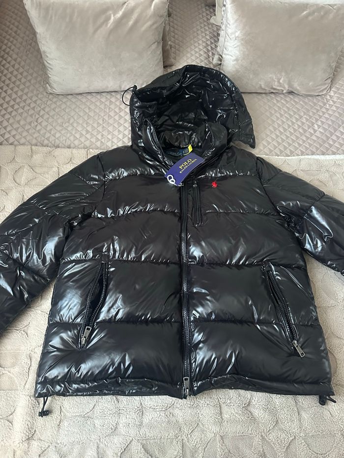 Doudoune Ralph Lauren noir brillant - photo numéro 7