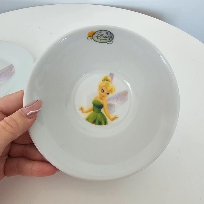 Lot assiette + bol La fée clochette Disney - photo numéro 4