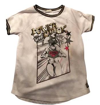 T shirt ajouré style basket