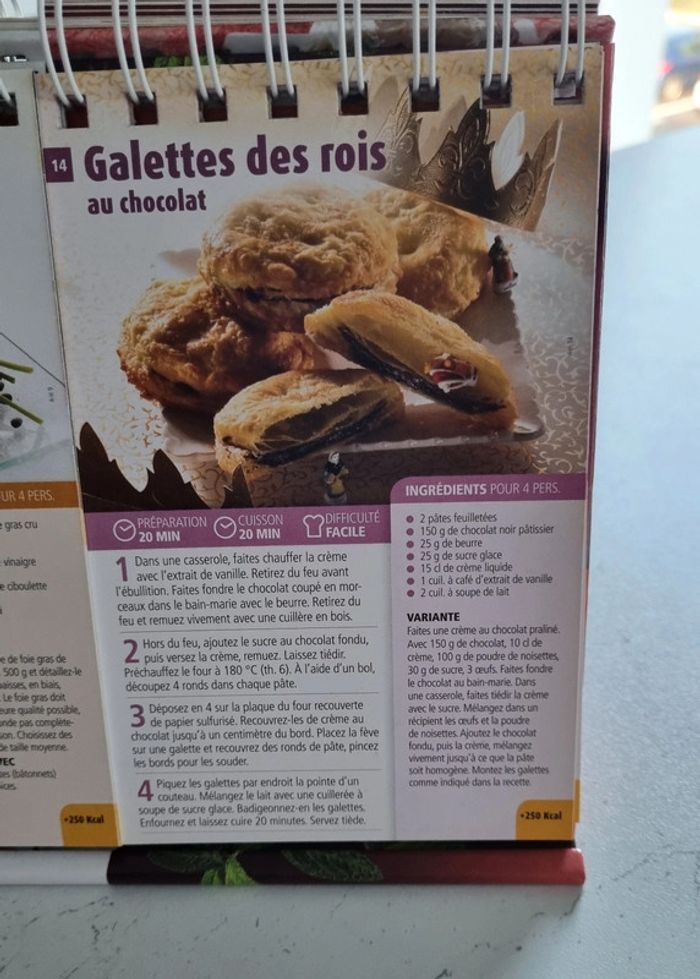 Livre chevalet Mes menus de fêtes - photo numéro 7