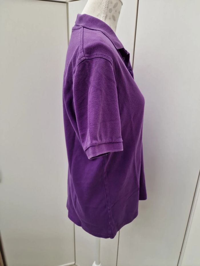Polo T-Shirt Violet - photo numéro 4