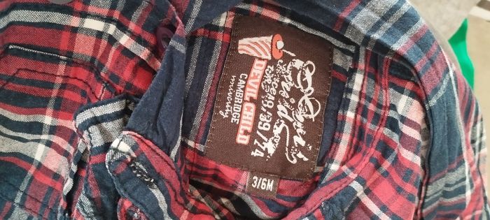 Chemise ML garçon 3/6 mois devil child - photo numéro 3