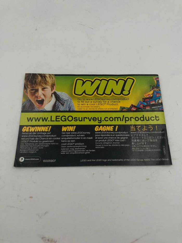 Notice Lego Hero Factory N•6228 - photo numéro 2