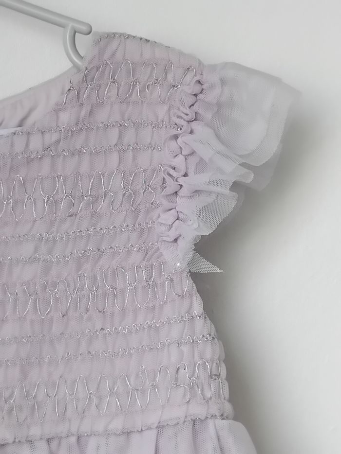 Robe 6 ans Cérémonie Mariage Fête Tulle Paillettes 💜 - photo numéro 2