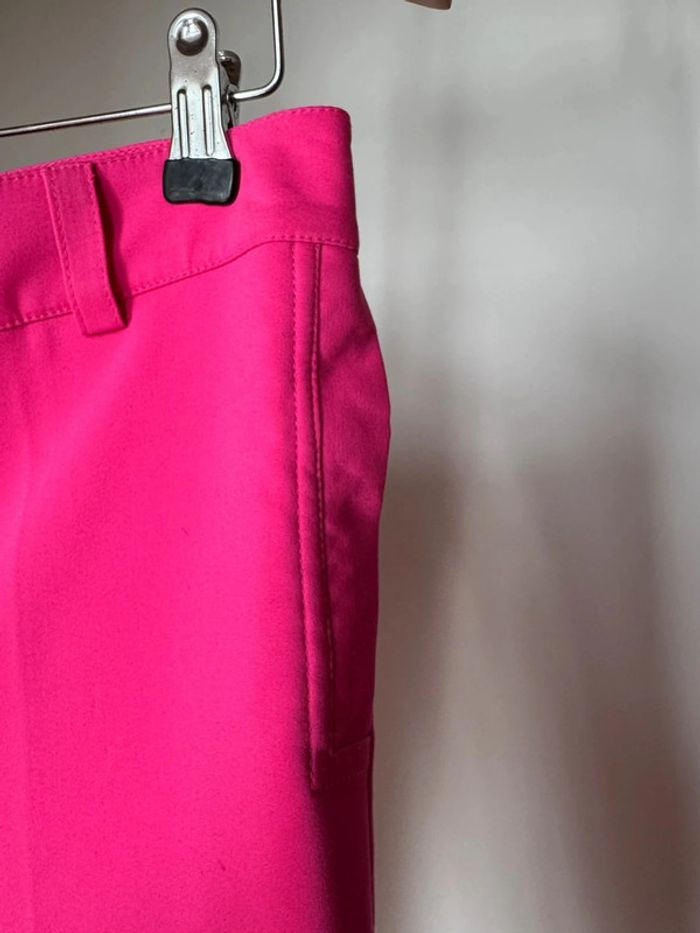 Pantalon droit ajusté rose 38 - photo numéro 4