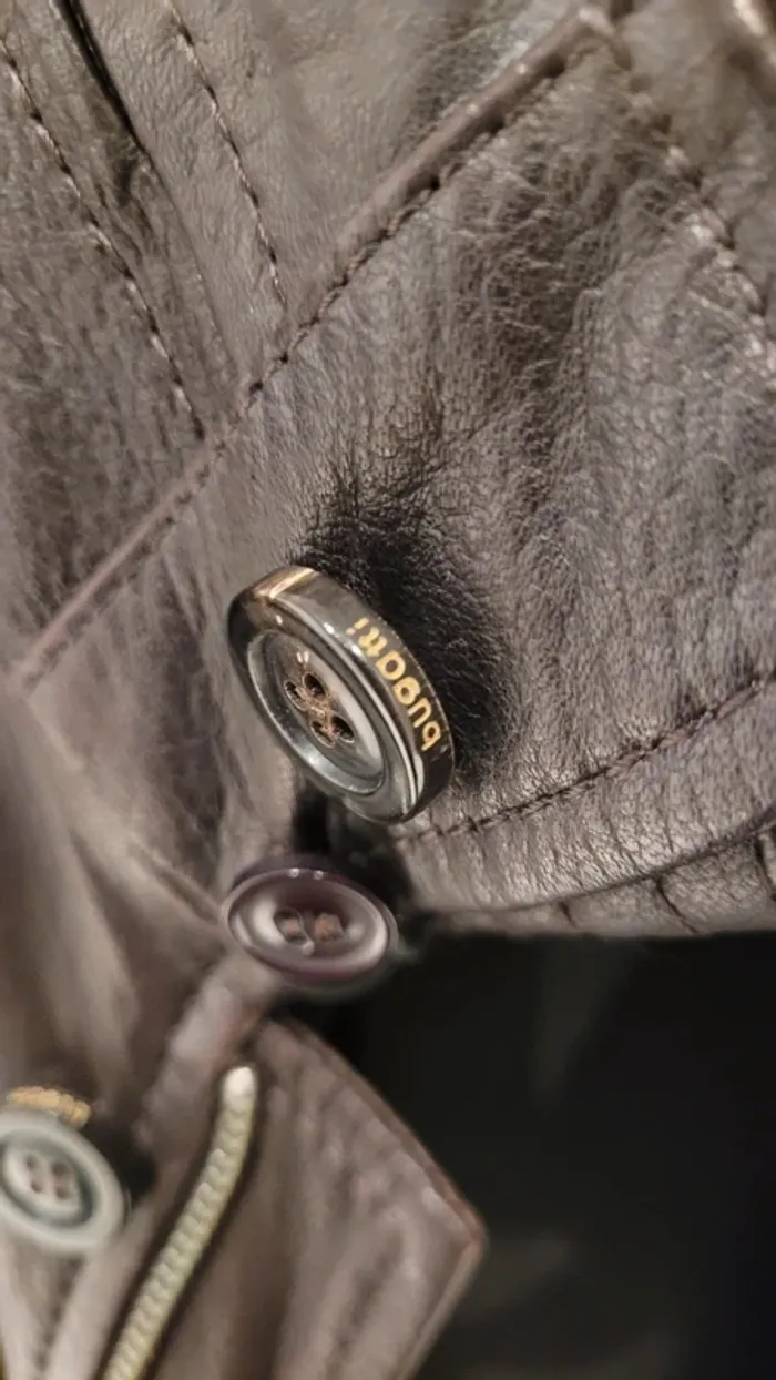 Manteau cuir marron doublure amovible - photo numéro 7