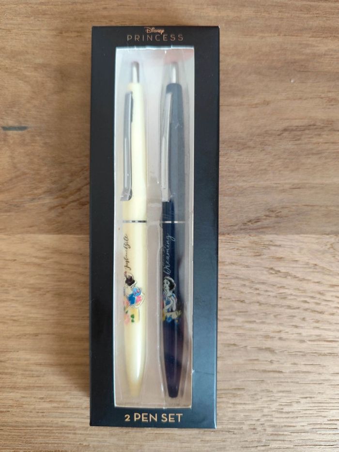 Lot de 2 stylo Blanche neige