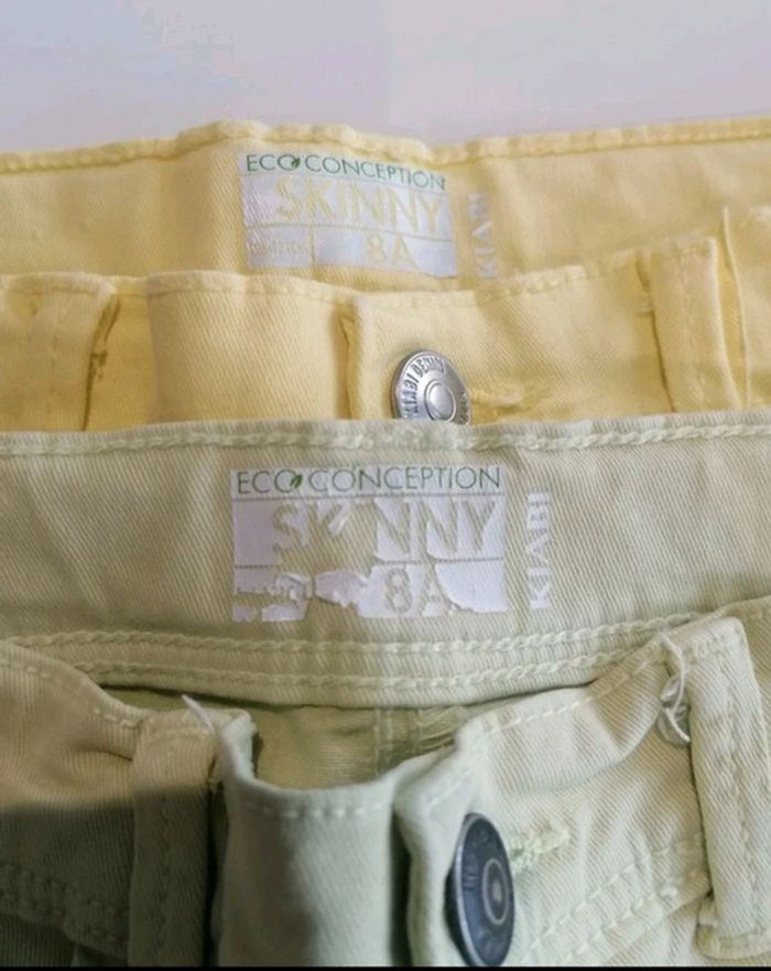 Lot 7 jeans skinny et slim Taille 8 ans fille 👖 - photo numéro 9