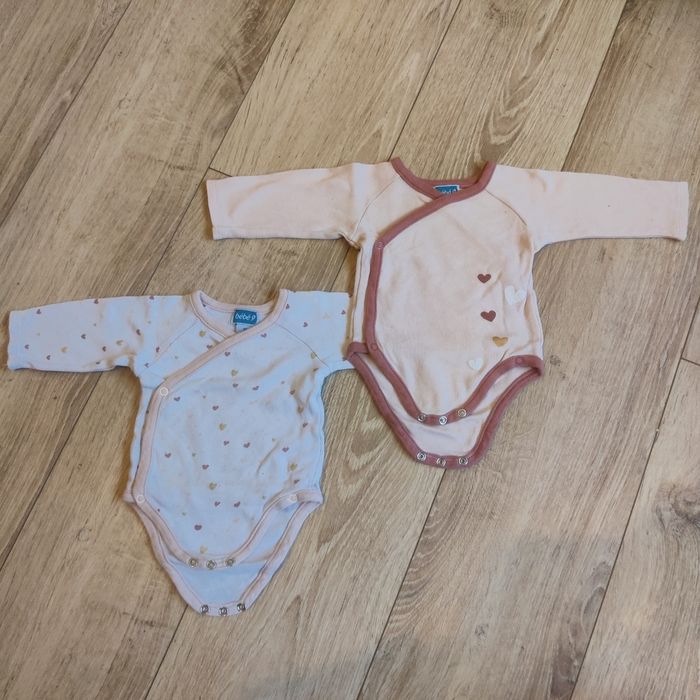 Lot pyjamas et bodies pour bébé fille naissance - photo numéro 5