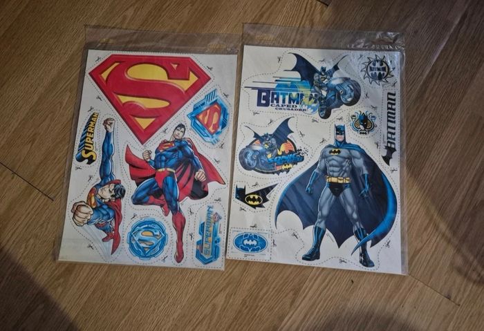 Stickers Spiderman et Batman