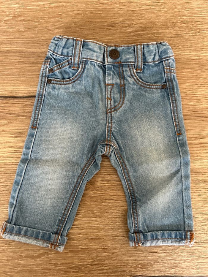 Ensemble chemise + jeans 3mois - photo numéro 4