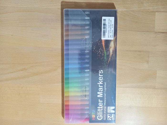 Feutres pailletés x 24