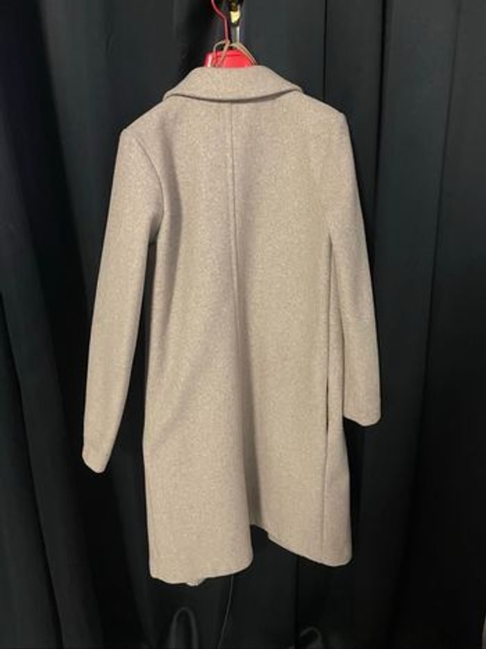Manteau long beige - Zara - photo numéro 2