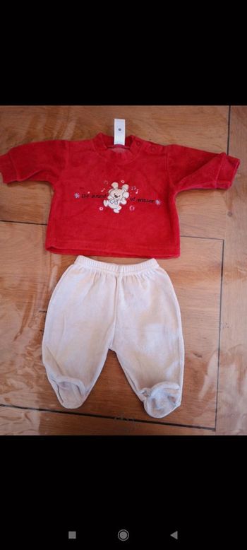 Pyjama 2 pièces taille naissance