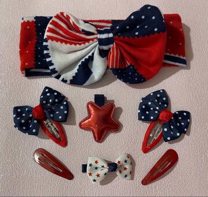 Belles barrettes  et bandeau