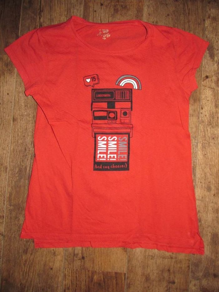 Tshirt rouge 14 ans Firefly