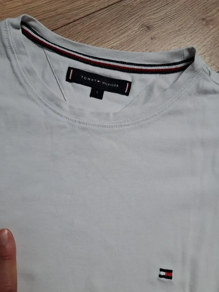 T-shirt tommy blanc - photo numéro 3