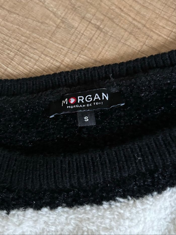 Pull tout doux noir et blanc Morgan taille S jamais porté - photo numéro 9