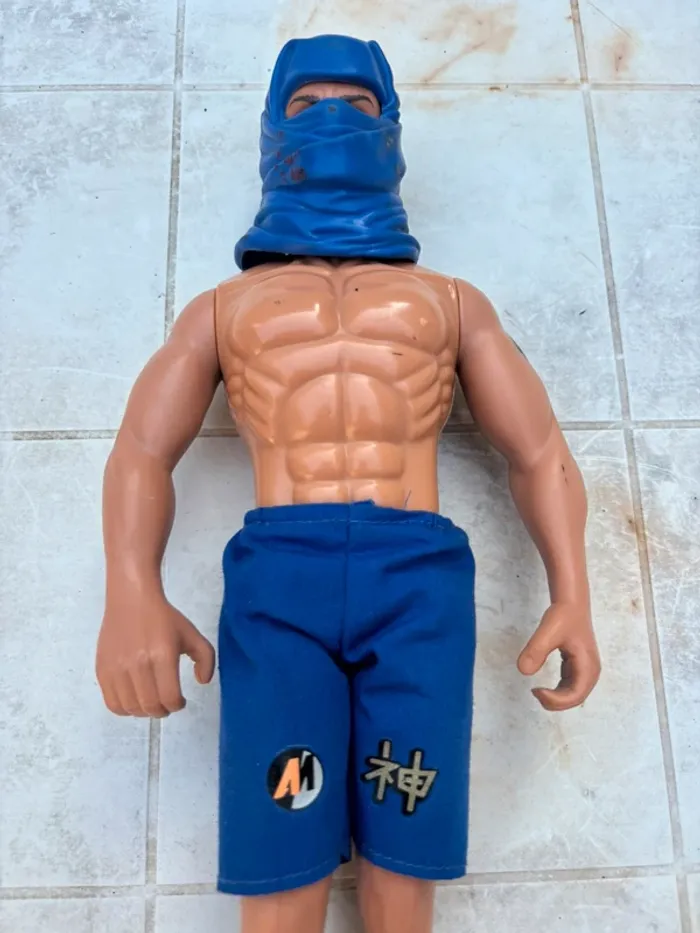 Action Man Ninja Bleu 1996 – Yeux Mobiles – Figurine Vintage Hasbro - photo numéro 2
