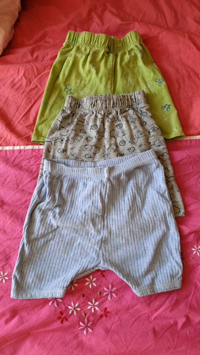 Lot de 3 short