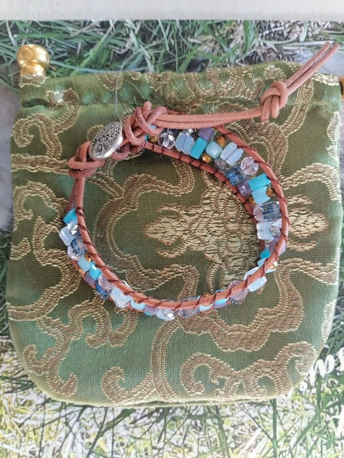 Bracelet en perles de verre - photo numéro 3