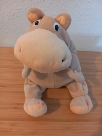 Peluche hippopotame supertoys 25cm petit modèle Rare