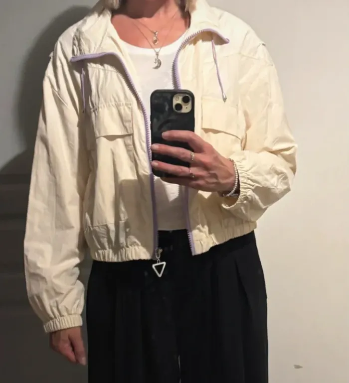 Veste coupe-vent beige et lavande Pimkie - Taille L - photo numéro 10