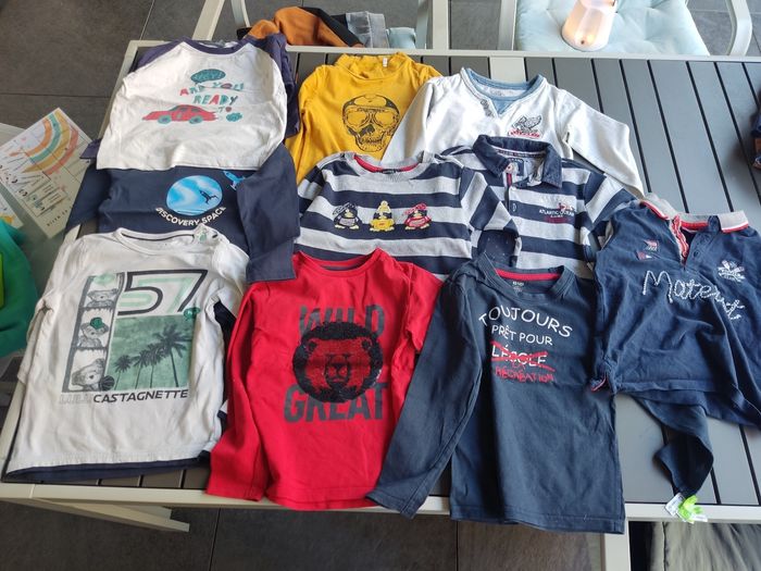 Lot de t-shirt a manches longues