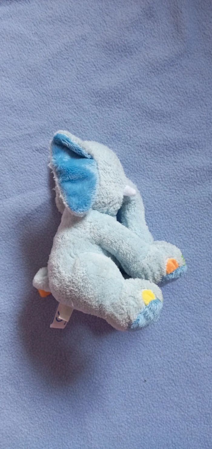 Doudou peluche éléphant Gipsy - photo numéro 3