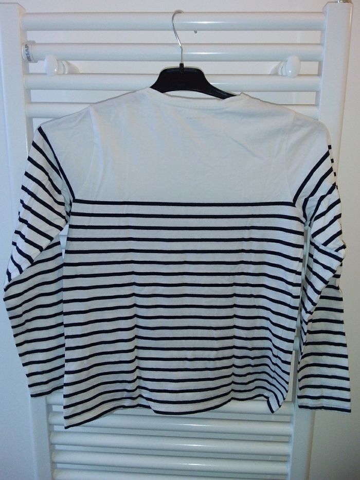 T shirt rayé et doré - photo numéro 4