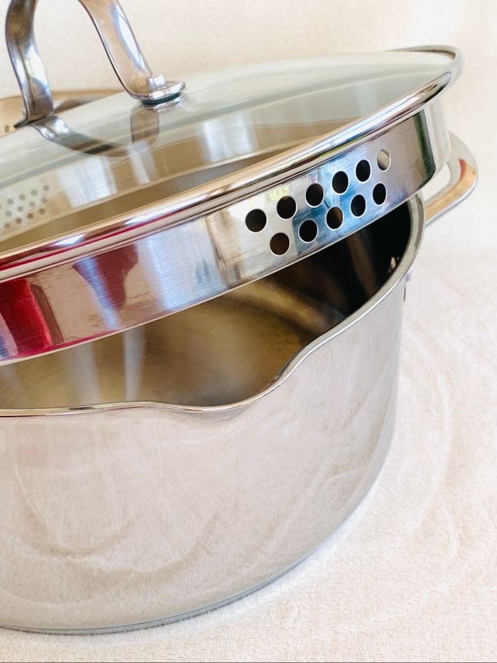 Faitout marmite inox Thomas avec couvercle en verre - photo numéro 6
