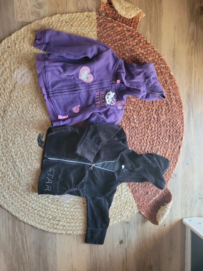 Lot de sweat/veste capuche